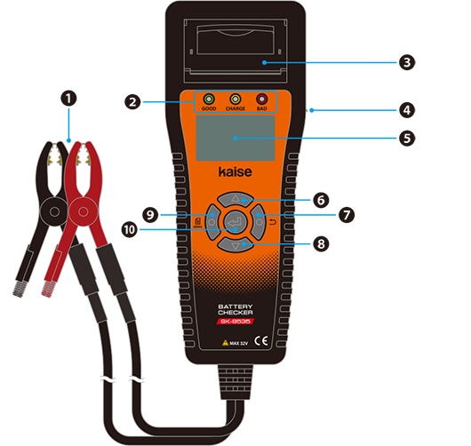 SK-8535 バッテリーチェッカー 取扱説明書｜カイセ株式会社｜自動車